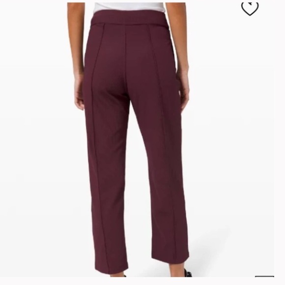 Lululemon Urban Strides Super High-Rise Pant In Cassis Maroon 4 - Picture 2 of 9